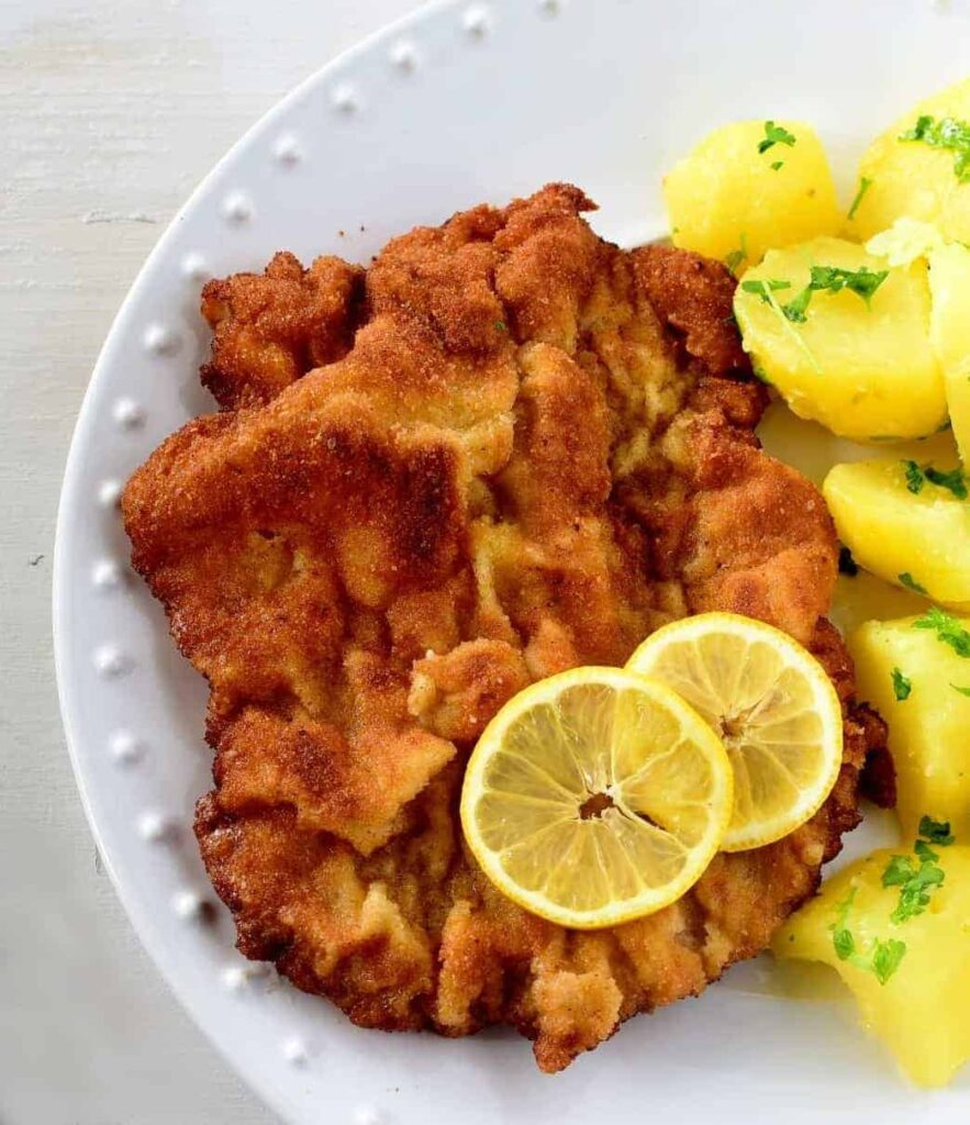 wiener schnitzel vídeňský řízek Weinersnitchel