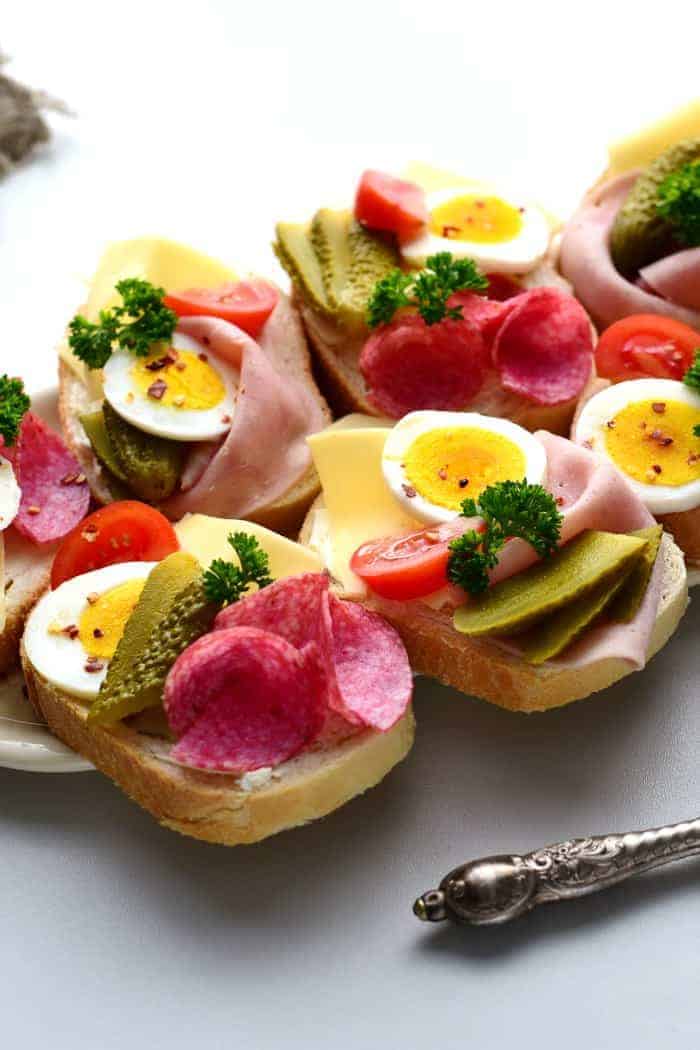 czech opan face sandwiches