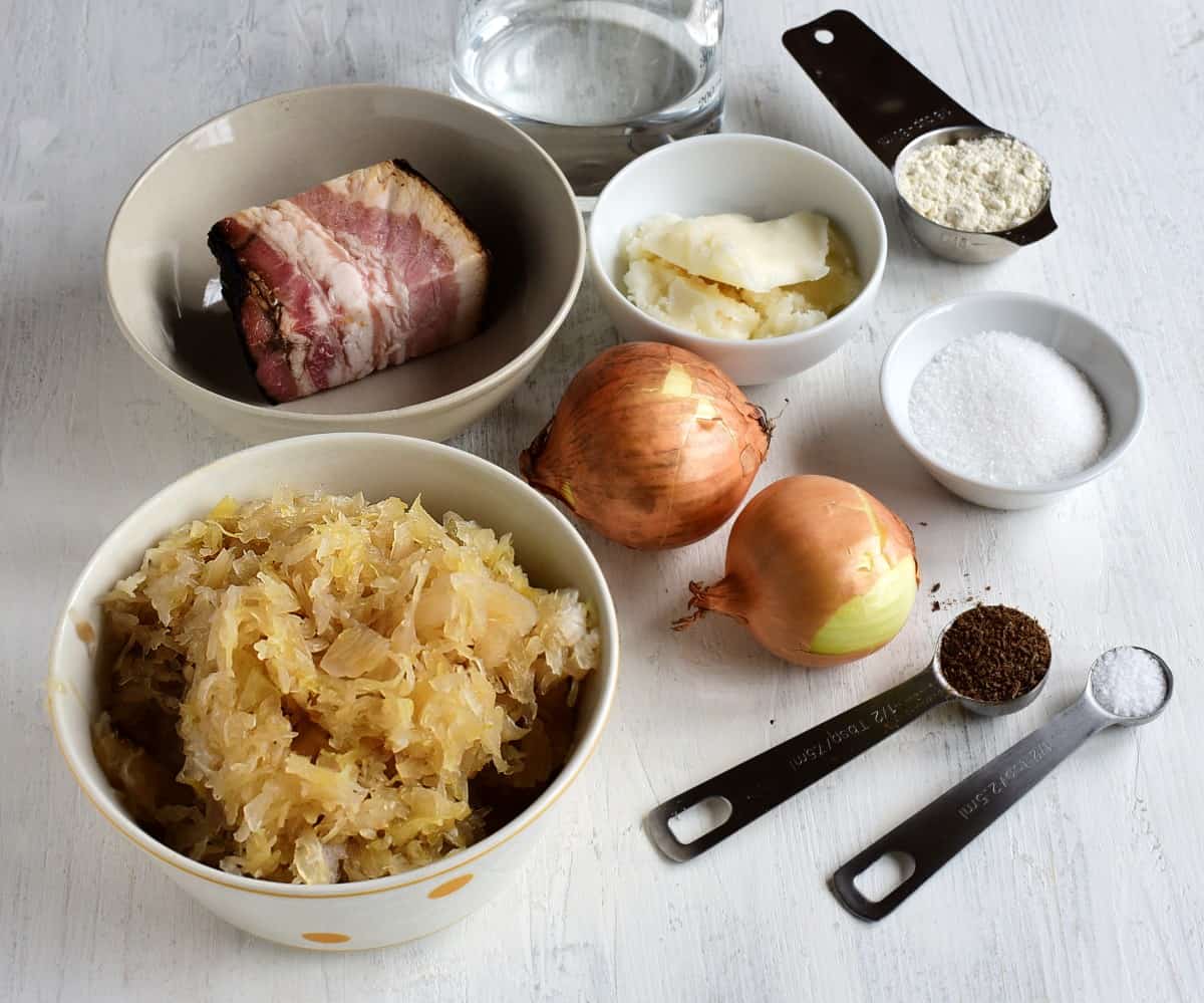 braised sauerkraut ingredients