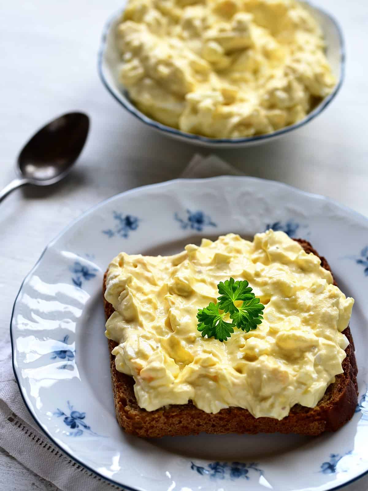 Czech egg salad vajíčková pomazánka