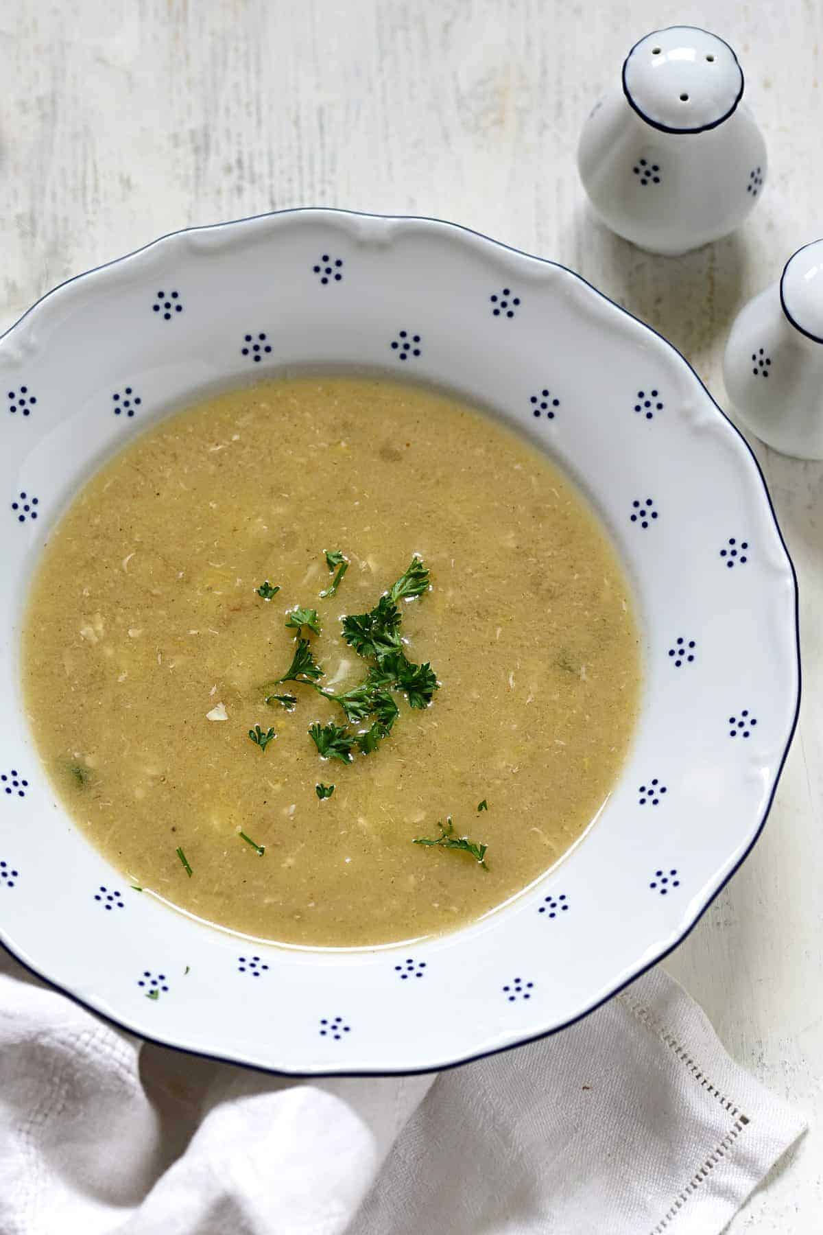 czech kmínová polévka caraway seed soup